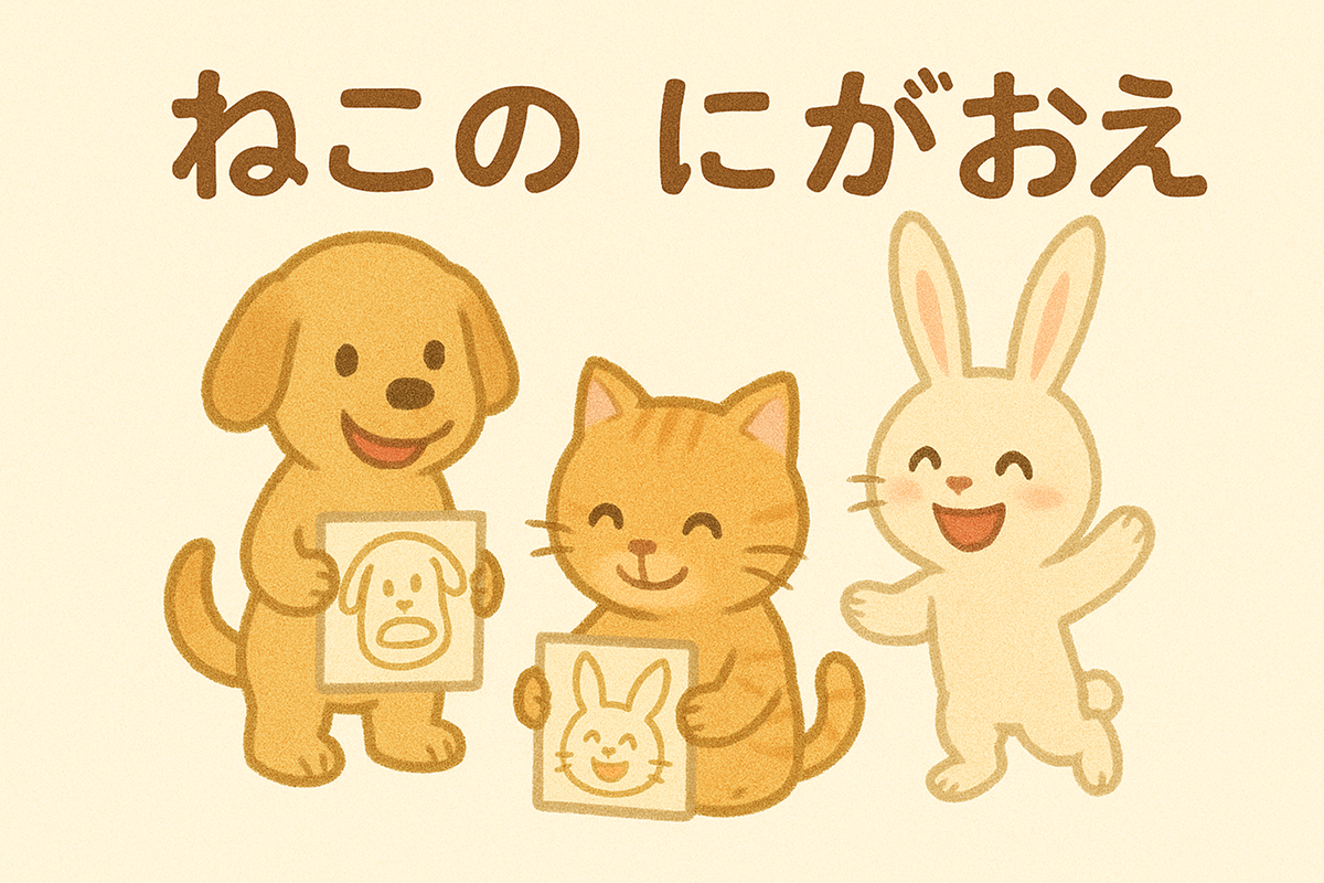 ねこの　にがおえ