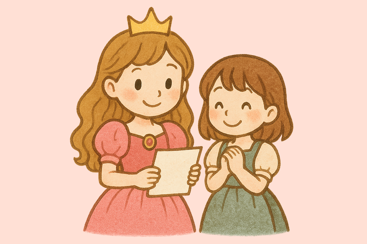 プリンセスの　おてがみ